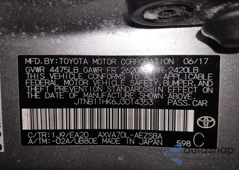 2018 Toyota Camry Se z USA, uszkodzony, nr VIN JTNB11HK6J3014353